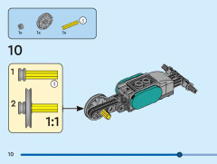 LEGO 31135 instructions page 10 – build guide
