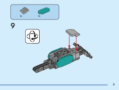 LEGO 31135 instructions page 9 – build guide