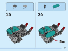 LEGO 31135 instructions page 17 – build guide