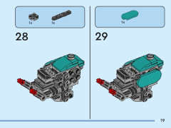 LEGO 31135 instructions page 19 – build guide