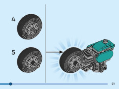 LEGO 31135 instructions page 21 – build guide