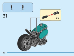 LEGO 31135 instructions page 22 – build guide
