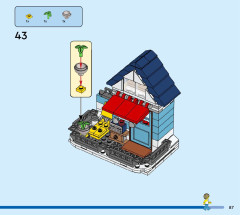 LEGO 31138 instructions page 87 – build guide