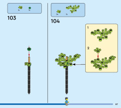 LEGO 31139 instructions page 87 – build guide