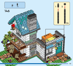 LEGO 31139 instructions page 121 – build guide