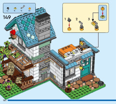 LEGO 31139 instructions page 124 – build guide