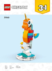 LEGO 31140 instructions page 1 – build guide