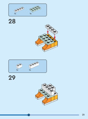 LEGO 31140 instructions page 21 – build guide