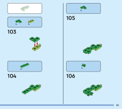 LEGO 31141 instructions page 83 – build guide