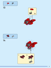 LEGO 31143 instructions page 13 – build guide