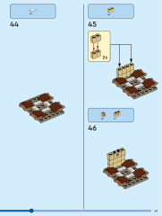 LEGO 31143 instructions page 43 – build guide