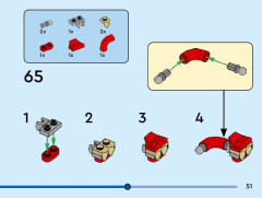 LEGO 31145 instructions page 51 – build guide