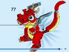 LEGO 31145 instructions page 65 – build guide