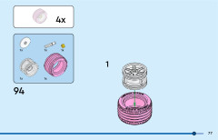 LEGO 31148 instructions page 77 – build guide
