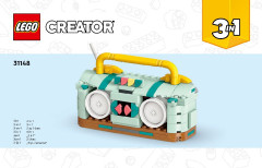 LEGO 31148 instructions page 1 – build guide