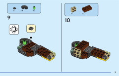 LEGO 31149 instructions page 9 – build guide