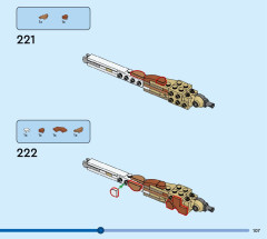 LEGO 31150 instructions page 107 – build guide
