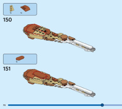 LEGO 31150 instructions page 70 – build guide