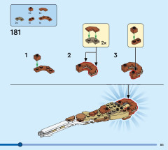 LEGO 31150 instructions page 85 – build guide