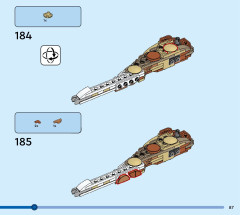LEGO 31150 instructions page 87 – build guide
