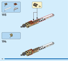 LEGO 31150 instructions page 92 – build guide