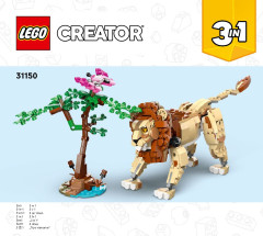 LEGO 31150 instructions page 1 – build guide
