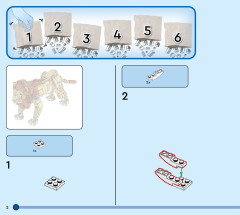 LEGO 31150 instructions page 2 – build guide