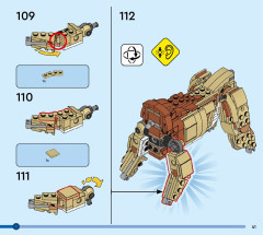 LEGO 31150 instructions page 41 – build guide
