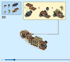 LEGO 31150 instructions page 8 – build guide