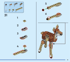 LEGO 31150 instructions page 13 – build guide