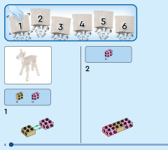 LEGO 31150 instructions page 2 – build guide