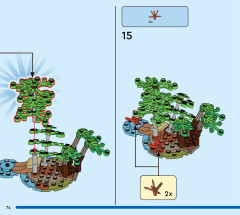 LEGO 31150 instructions page 74 – build guide