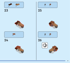 LEGO 31150 instructions page 9 – build guide