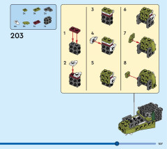 LEGO 31151 instructions page 107 – build guide