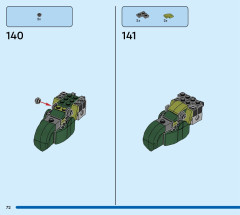 LEGO 31151 instructions page 72 – build guide