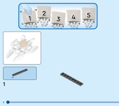 LEGO 31152 instructions page 2 – build guide