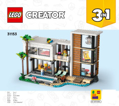 LEGO 31153 instructions page 1 – build guide