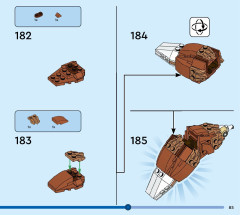 LEGO 31154 instructions page 85 – build guide