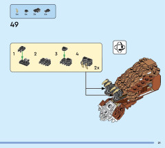 LEGO 31154 instructions page 21 – build guide