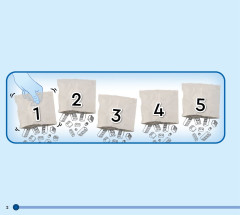 LEGO 31154 instructions page 2 – build guide