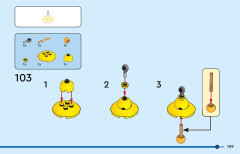 LEGO 31155 instructions page 109 – build guide
