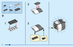 LEGO 31155 instructions page 8 – build guide