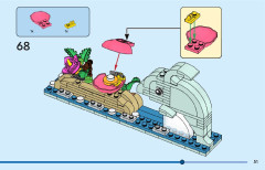 LEGO 31156 instructions page 51 – build guide