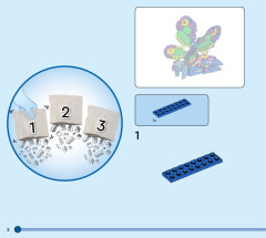 LEGO 31157 instructions page 2 – build guide