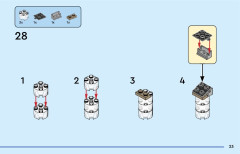 LEGO 31158 instructions page 23 – build guide