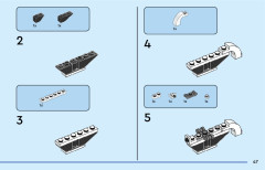 LEGO 31158 instructions page 47 – build guide