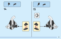 LEGO 31158 instructions page 51 – build guide