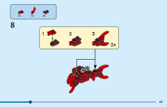 LEGO 31158 instructions page 63 – build guide