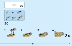 LEGO 31158 instructions page 79 – build guide