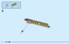 LEGO 31158 instructions page 8 – build guide
